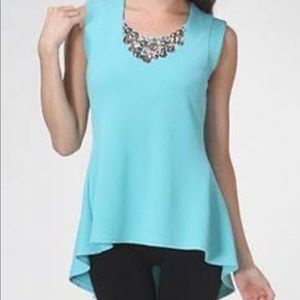 Embellished/Jeweled Peplum top
